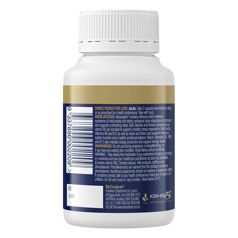 BioCeuticals Adrenoplex 肾上腺支持 60粒
