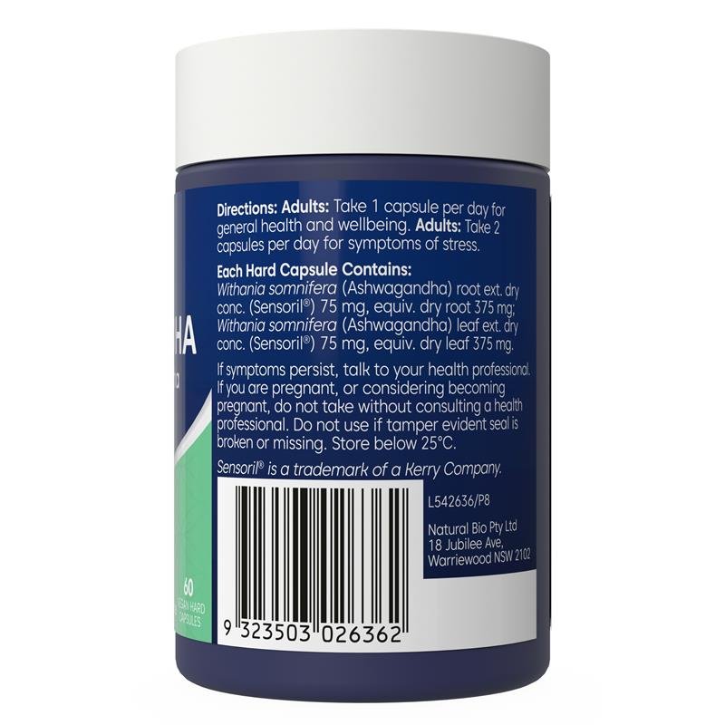 Bioglan 南非醉茄 60粒 纯素胶囊