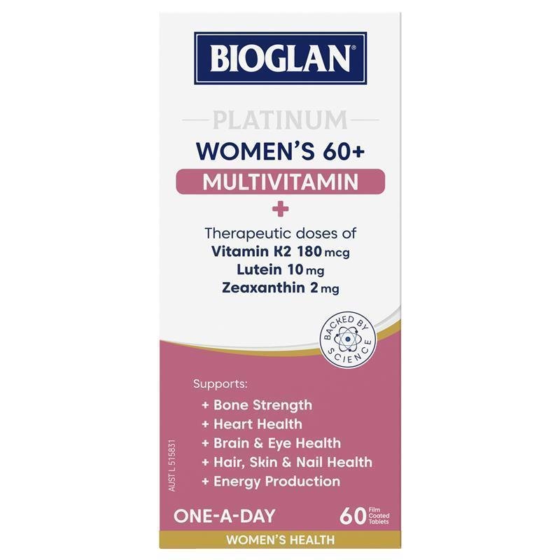 Bioglan 铂金系列女性60+复合维生素 60片