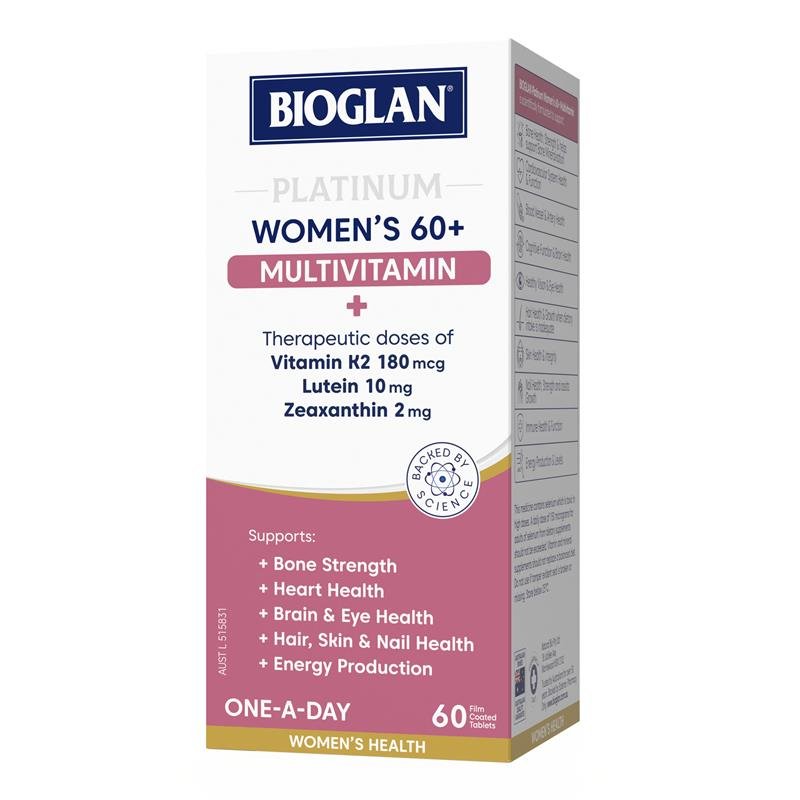 Bioglan 铂金系列女性60+复合维生素 60片