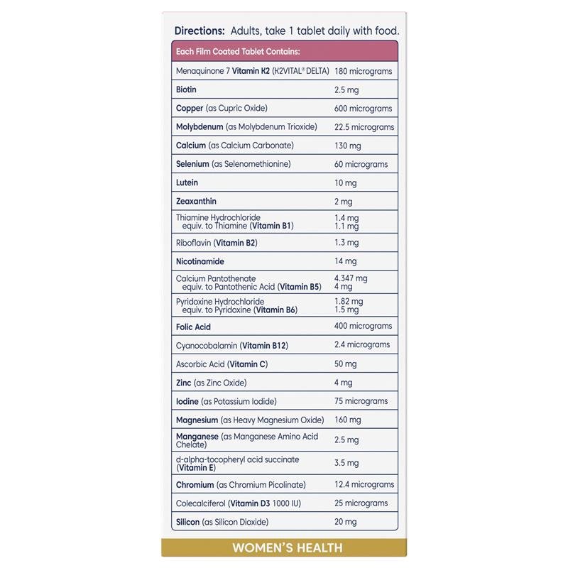 Bioglan 铂金系列女性60+复合维生素 60片