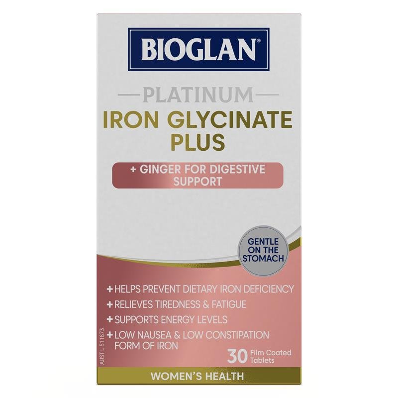 Bioglan 百澳莱 铂金甘氨酸铁 Plus 30片