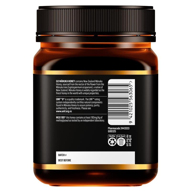 GO Healthy 麦卢卡蜂蜜 UMF 8+ (MGO 180+) 1kg
