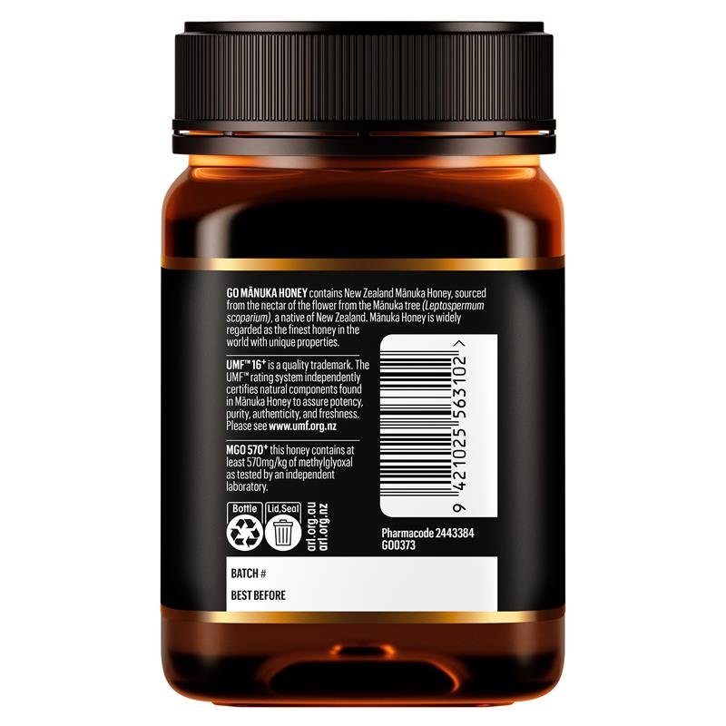 GO Healthy 麦卢卡蜂蜜 UMF 16+ (MGO 575+) 500g
