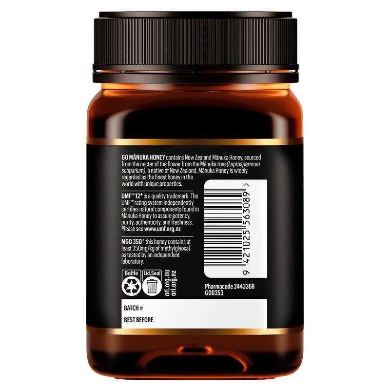 GO Healthy 麦卢卡蜂蜜 UMF 12+ (MGO 350+) 500g