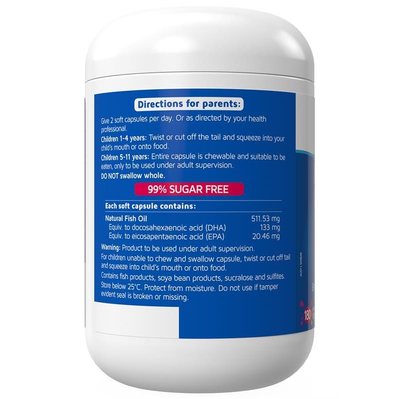 Nature's Way 儿童鱼油Omega-3三味装 180粒