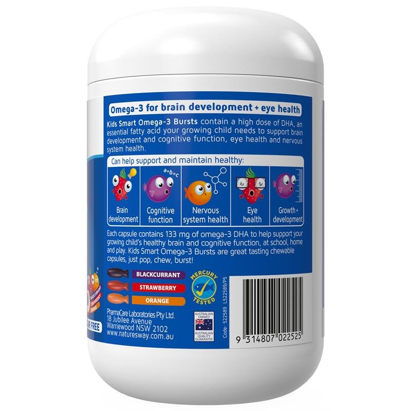 Nature's Way 儿童鱼油Omega-3三味装 180粒