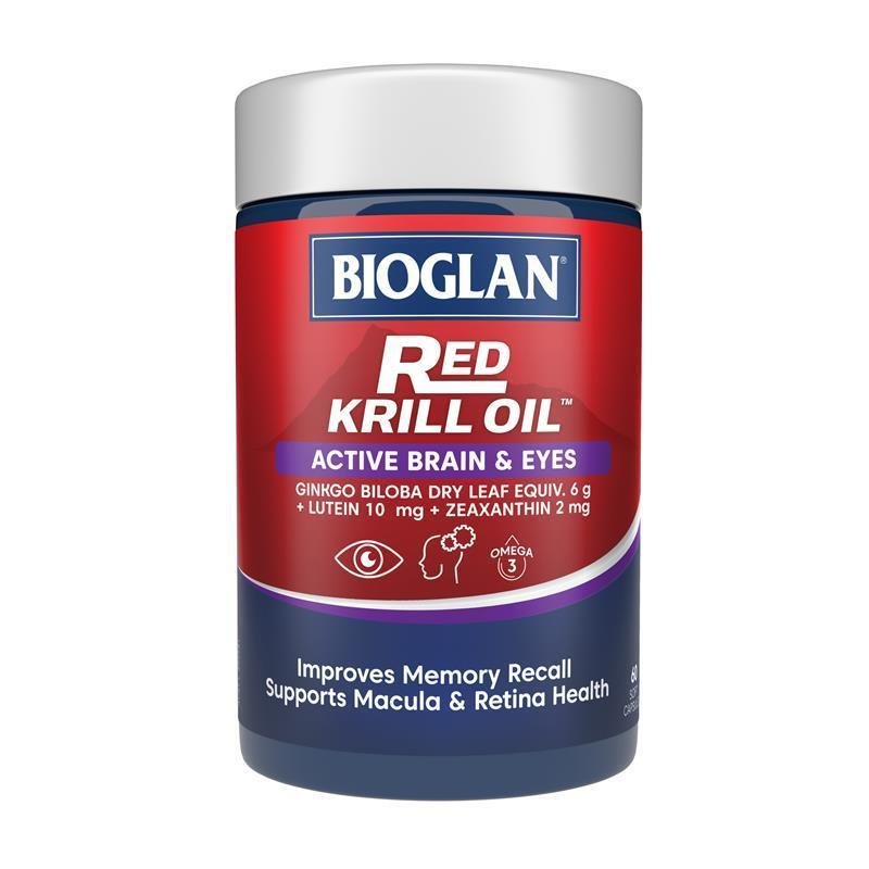 Bioglan 百澳莱 红磷虾油 健脑护眼 60粒