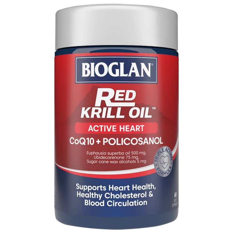 Bioglan 百澳莱 红磷虾油 护心配方 60粒