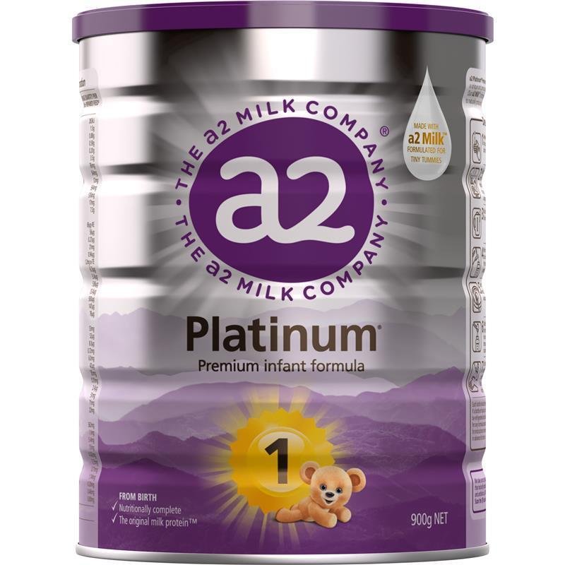 A2 白金版 婴儿配方奶粉 1段 0-6月 900g