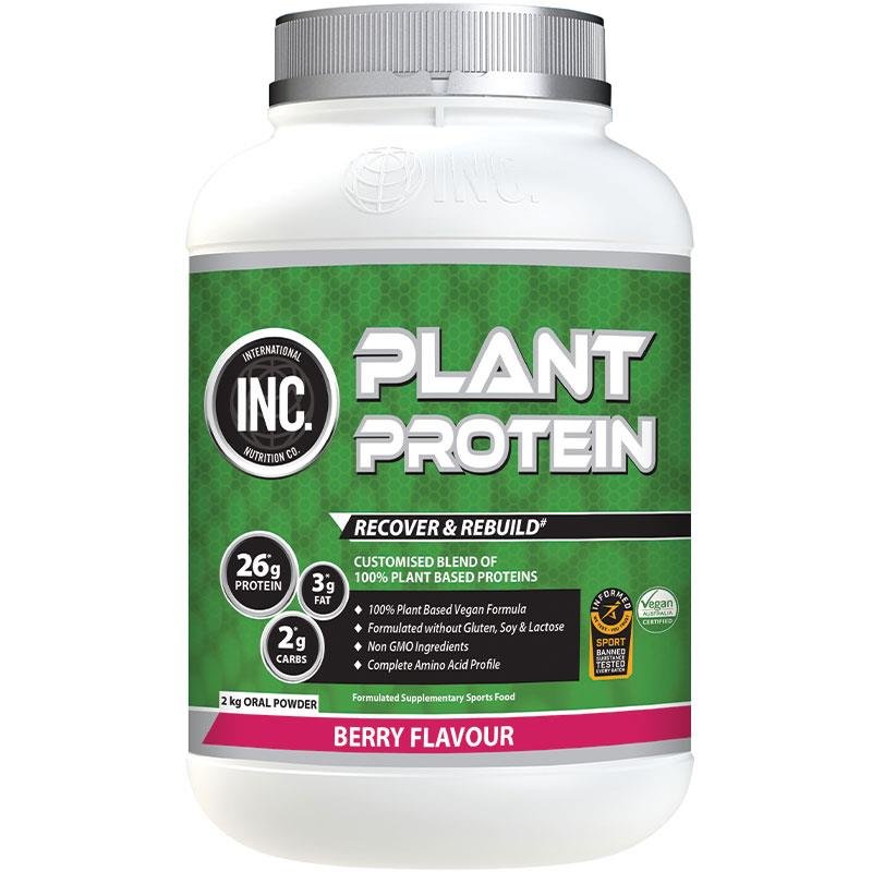 INC. 植物蛋白粉 莓果味 2kg