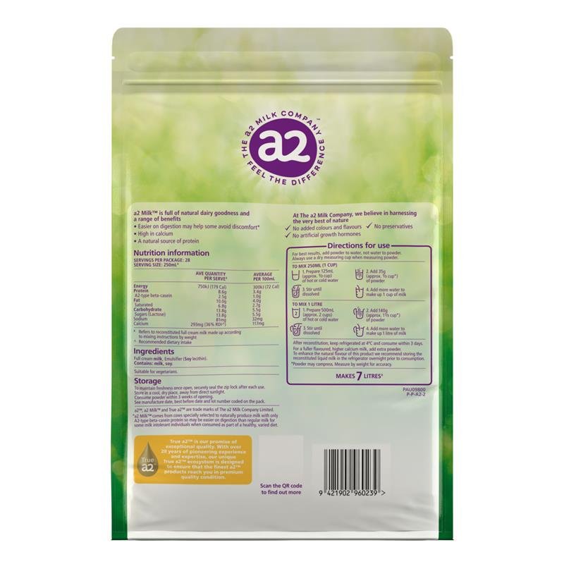 A2 全脂奶粉 1kg