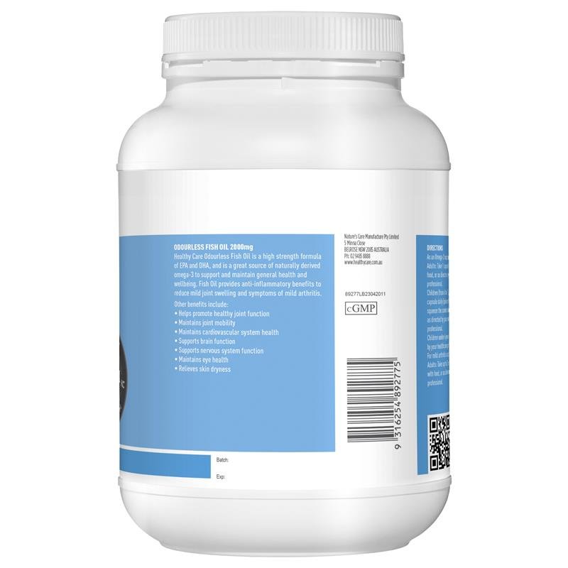 Healthy Care 无腥味深海鱼油 2000mg 400粒