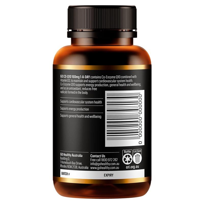 GO Healthy 辅酶Q10 160mg 100粒