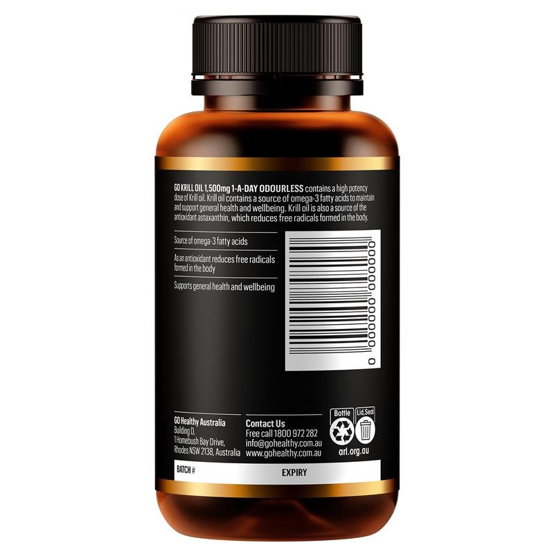 GO Healthy 磷虾油 1500mg 60粒