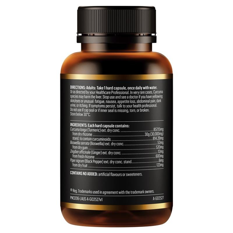 GO Healthy 姜黄 30000+ 每日一粒 素食硬胶囊 60粒