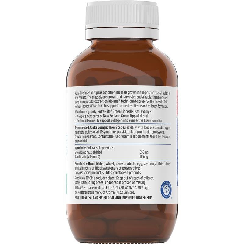 Nutra-Life 青口贻贝 850mg 90粒