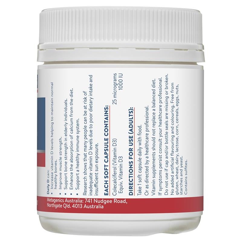 Ethical Nutrients 每日维生素D D3 1000IU 270粒