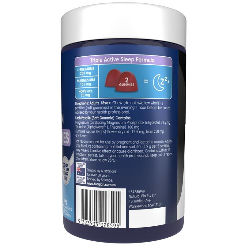 Bioglan 活性镁深睡软糖 90粒