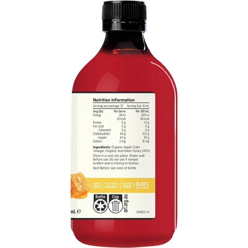 Barnes Naturals 有机苹果醋蜂蜜(含醋母)500ml