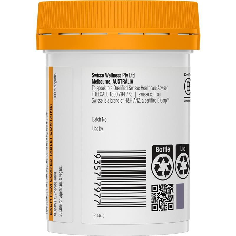斯维诗 活性维生素B12 1000mcg 60片