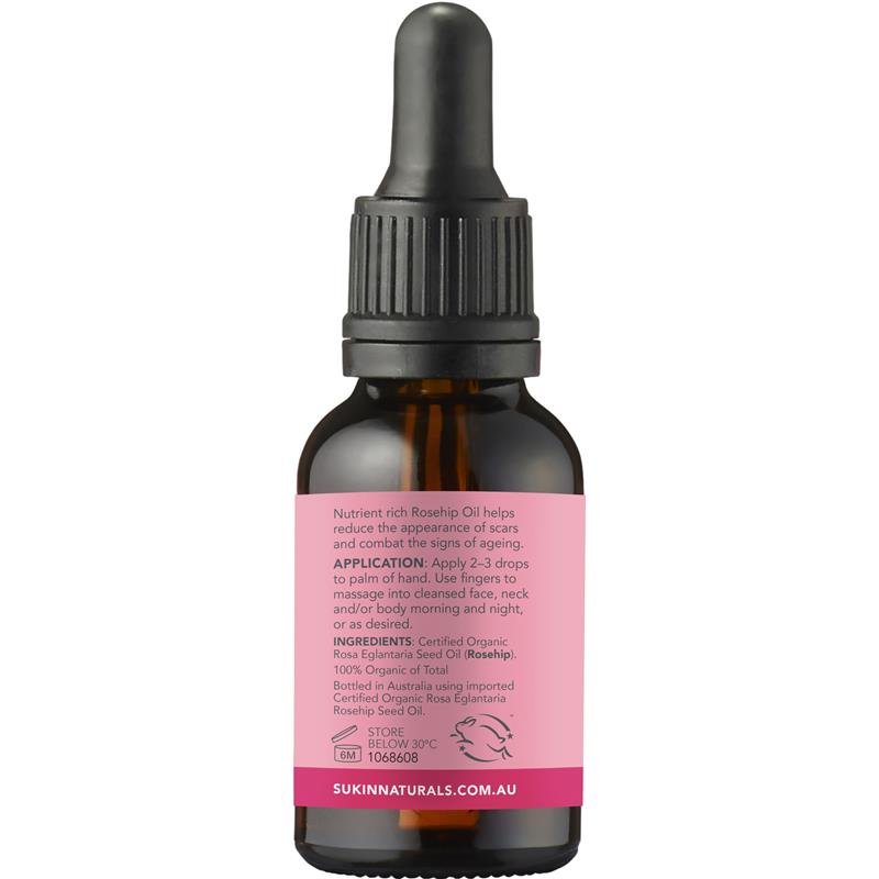 Sukin 认证有机玫瑰果油 25ml