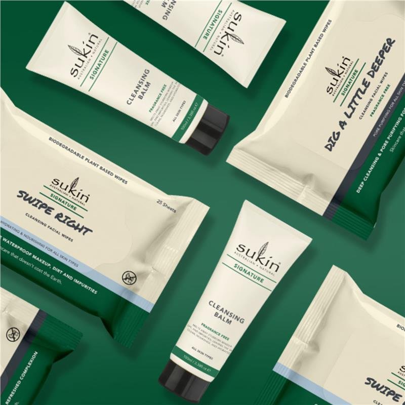 Sukin 经典系列温和卸妆洁面湿巾 25片