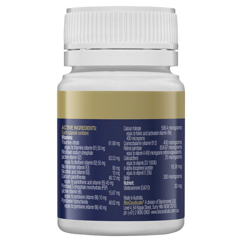 BioCeuticals Mega B Q10 复合B族+辅酶Q10 30粒