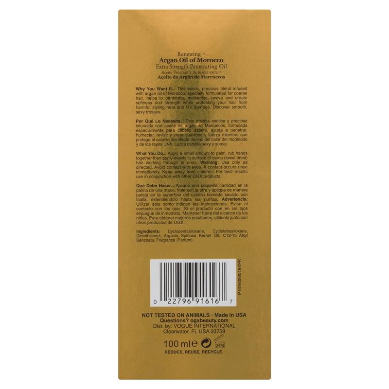 OGX Renewing Moroccan Argan Oil Extra Strength Penetrating Oil 100ml
