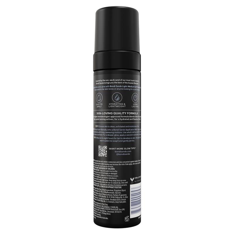 Bondi Sands 自助美黑晒黑慕斯 浅/中色 Light/Medium 200ml