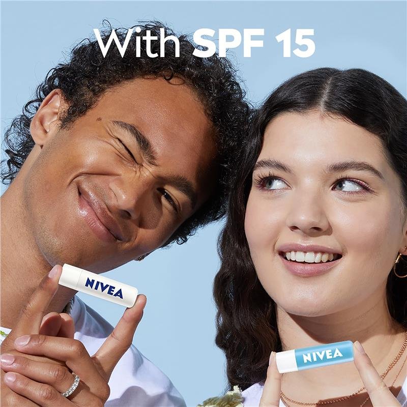 妮维雅 NIVEA 水润护理防晒润唇膏 SPF15 4.8g