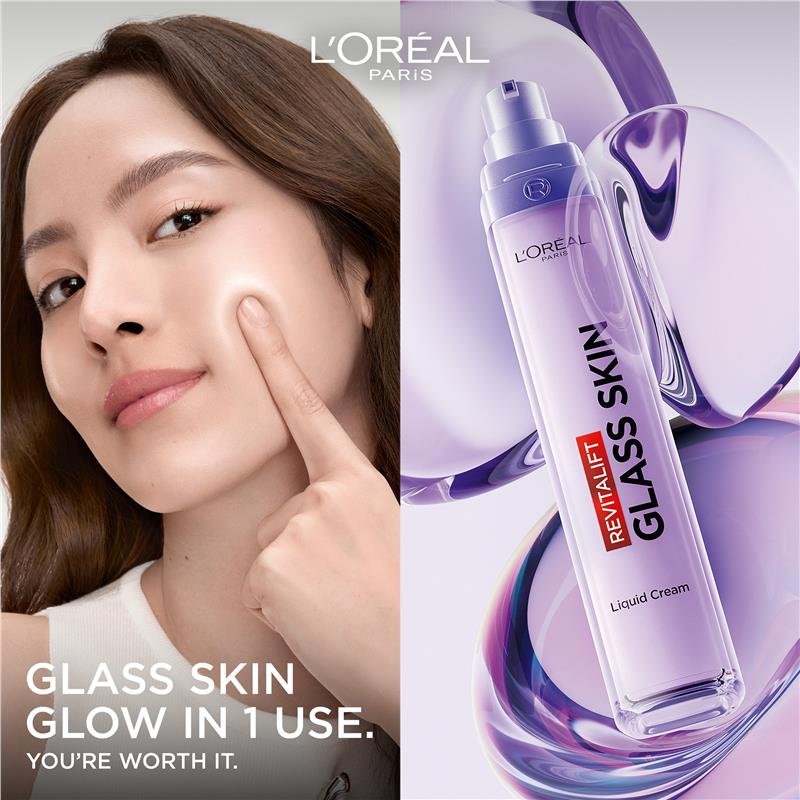 巴黎欧莱雅 L'Oreal Paris 复颜玻光肌液态面霜 50ml