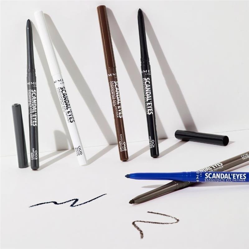 Rimmel 芮谜 Scandaleyes 浓密持久眼线笔 002 巧克力棕色