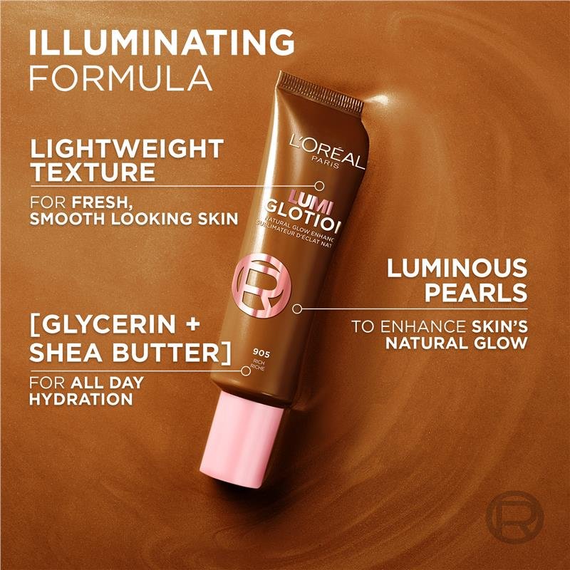 巴黎欧莱雅 Lumi Glotion 自然焕亮液体高光 905号 深色调