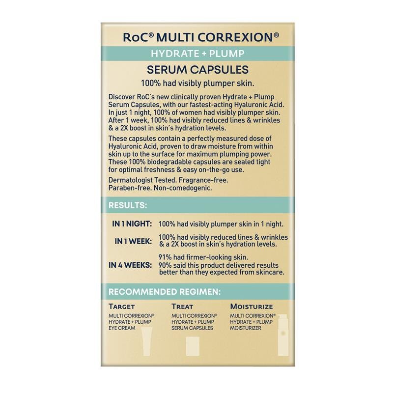 RoC Multi Correxion 玻尿酸丰盈夜间精华胶囊 30粒