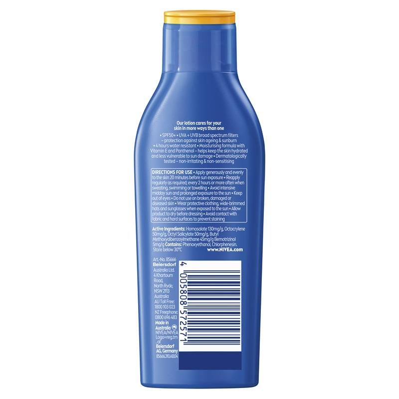 NIVEA 妮维雅 清爽保湿防晒乳 SPF50+ 200ml
