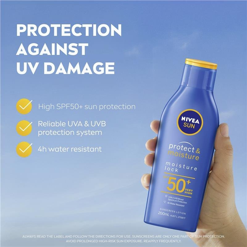 NIVEA 妮维雅 清爽保湿防晒乳 SPF50+ 200ml