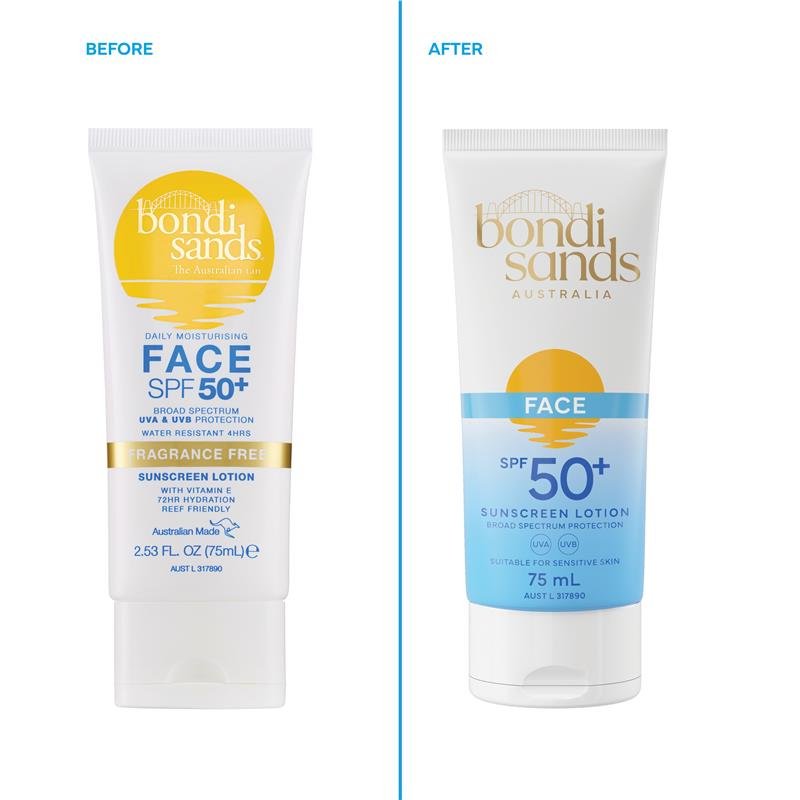 Bondi Sands 日常保湿面部防晒乳 SPF50+ 无香型 75ml