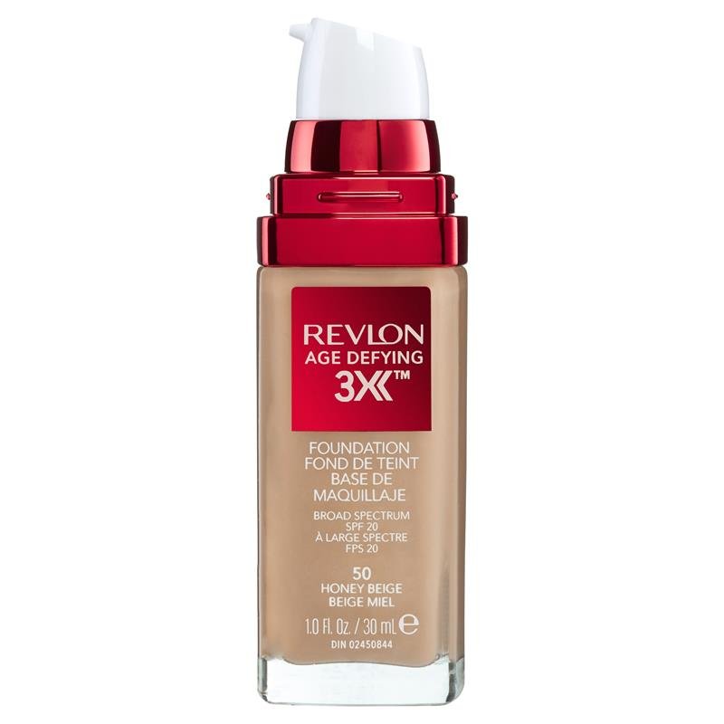 露华浓 Revlon 不脱妆抗痕粉底液 3X 蜜糖米色 Honey Beige