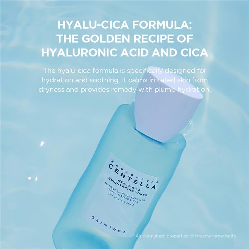 SKIN1004 马达加斯加积雪草玻尿酸舒缓亮肤爽肤水 210ml