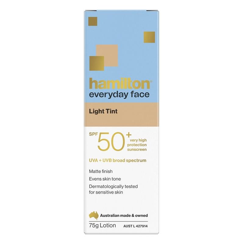 Hamilton 汉密尔顿日常面部隐形润色防晒霜 SPF50+ 75g