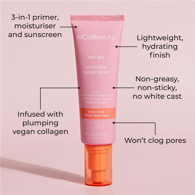MCoBeauty SPF50+ 三合一隐形防晒乳 75ml