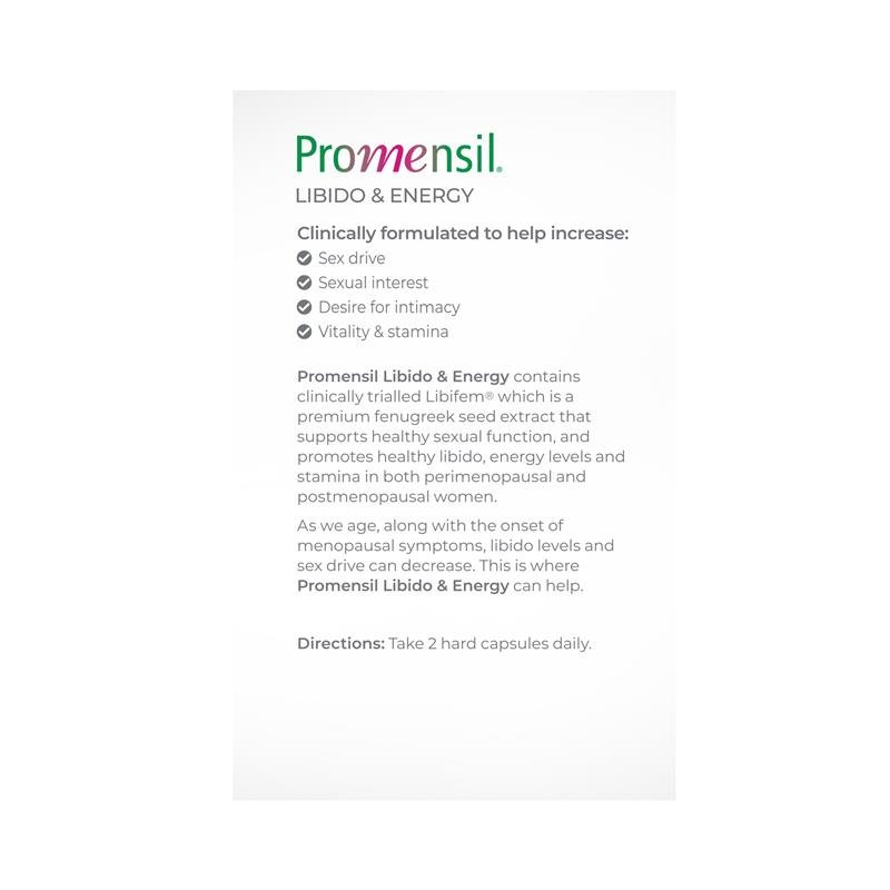 Promensil 葫芦巴 活力与精力胶囊 60粒
