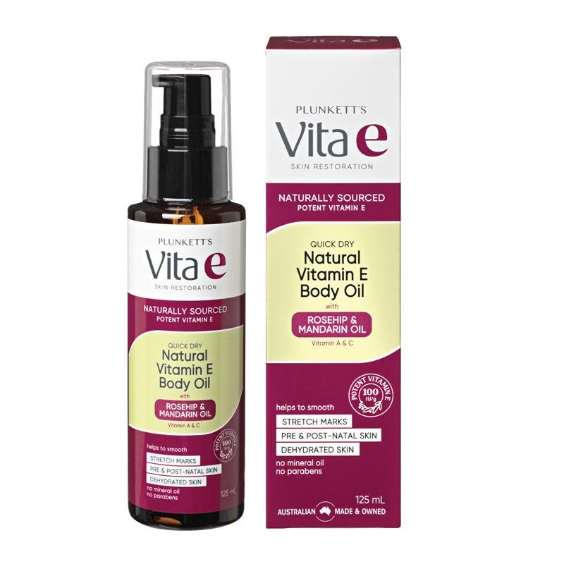 Plunkett's Vita E 天然维生素E速干护肤油 125ml