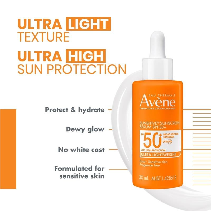 雅漾 Avene 清爽防晒精华 SPF50+ 30ml
