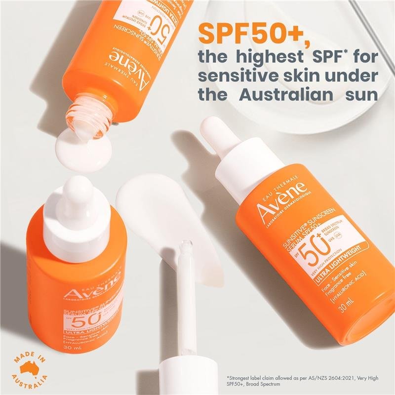 雅漾 Avene 清爽防晒精华 SPF50+ 30ml
