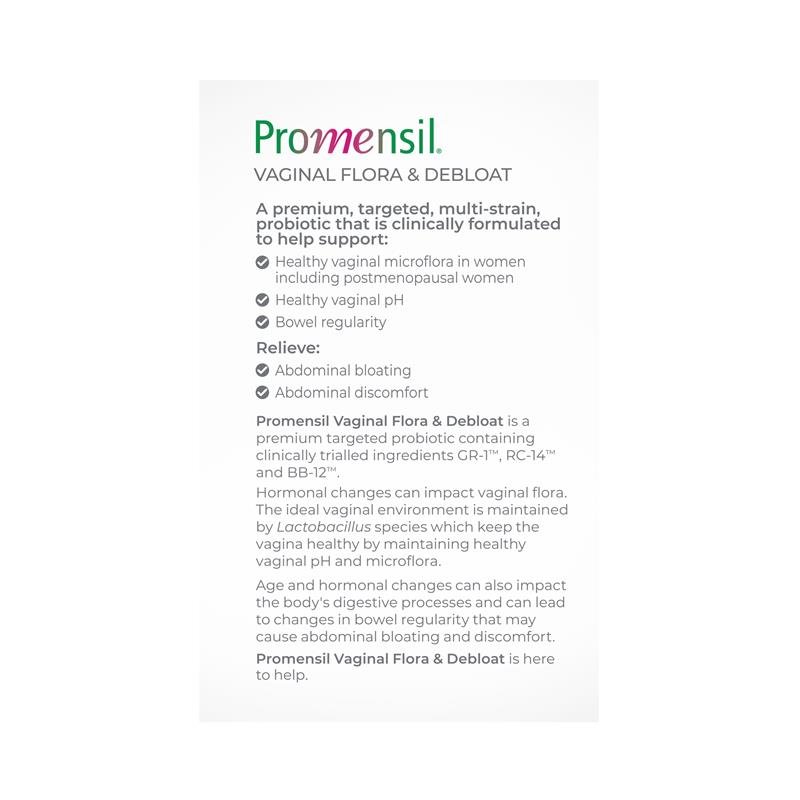 Promensil 女性私护益生菌胶囊(舒缓胀气)30粒