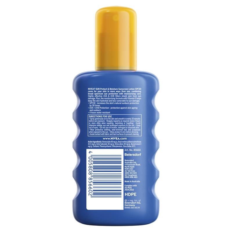 NIVEA 妮维雅 防晒保湿喷雾 SPF30 200ml