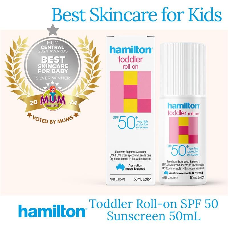 Hamilton 汉密尔顿 SPF50+ 幼儿防晒走珠 50ml