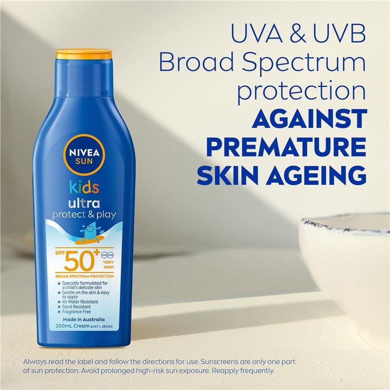 NIVEA 妮维雅 SPF50+ 儿童海滩防护防晒喷雾 200ml